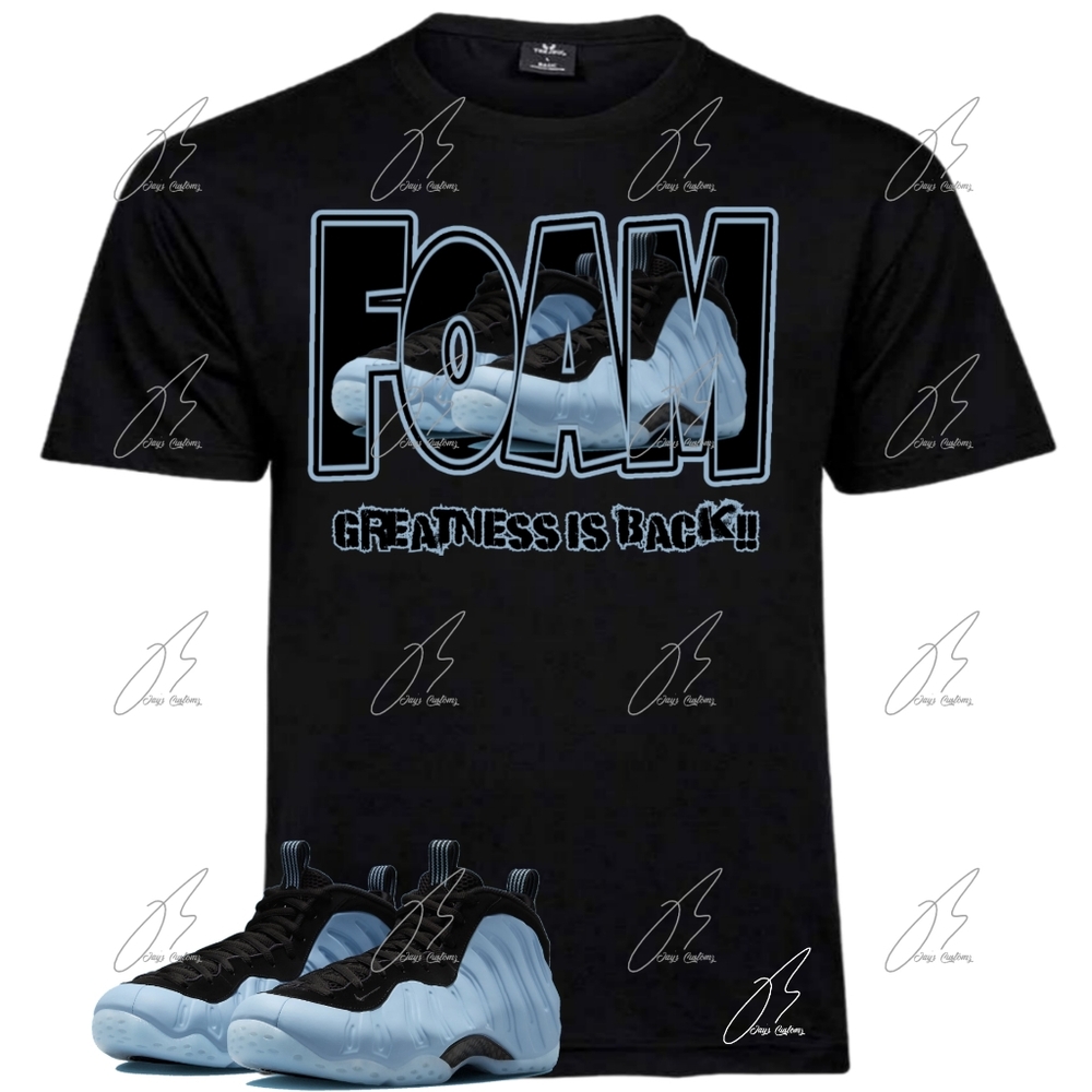 Air Foamposite Psychic Blue Matching Shirt,Sneaker Graphic Tee,Unisex,Best Gift